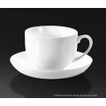 logo print lunch cappuccino coffee cups with saucers sets